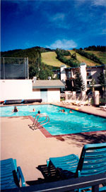 Retreat condominium complex pool